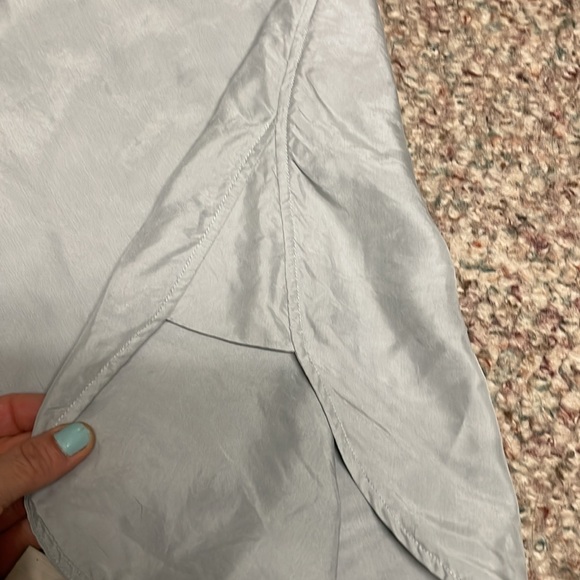 Turnover 100% silk long top - Picture 7 of 9